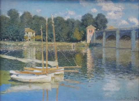 'Le Pont d'Argenteuil' by Claude Monet.