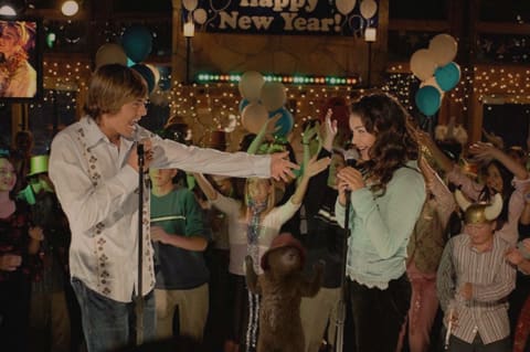 Troy, Gabriella, and Paddington in 'High School Musical' (2006).