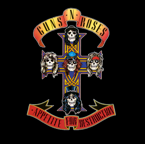 The final cover art for 'Appetite for Destruction.'