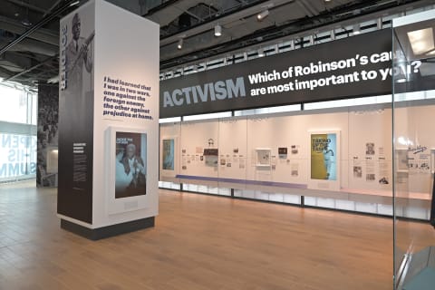 The Museum will put a focus on Robinson's civil rights activism.