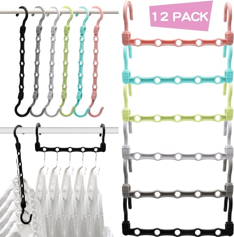 MSHALADE Closet Hangers, Pack of 12