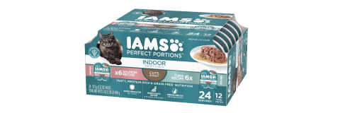 Iams Perfect Portions Indoor Adult Grain-Free Wet Cat Food