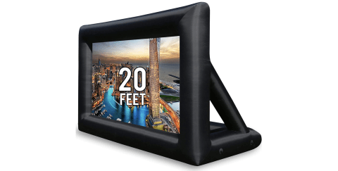 KHOMO GEAR Inflatable Movie Screen With Storage Bag