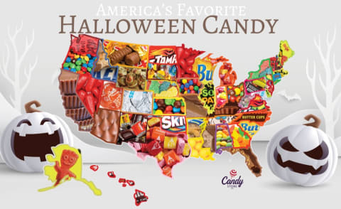 America's favorite Halloween candy—mapped.