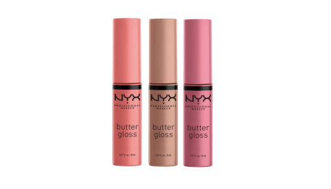 NYX Professional Makeup Butter Gloss, Pack of 3