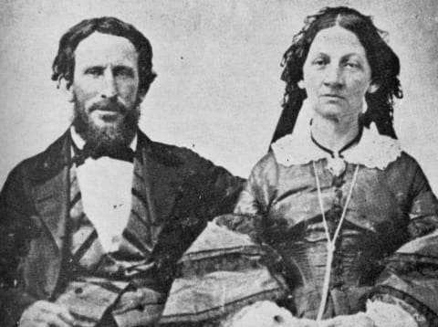 Donner Party members James and Margret Reed, who both survived the ordeal.