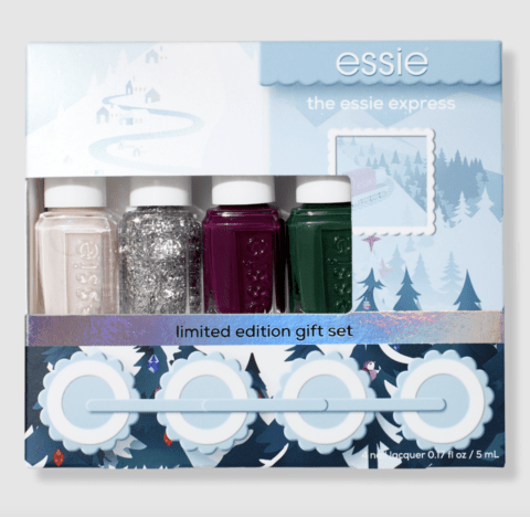 The Essie Express: Polar Bolds 4 Piece Holiday Kit