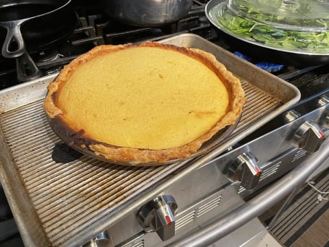 Homemade Marlborough pie