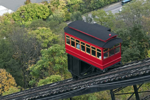 An incline headed up Mt. Washington.