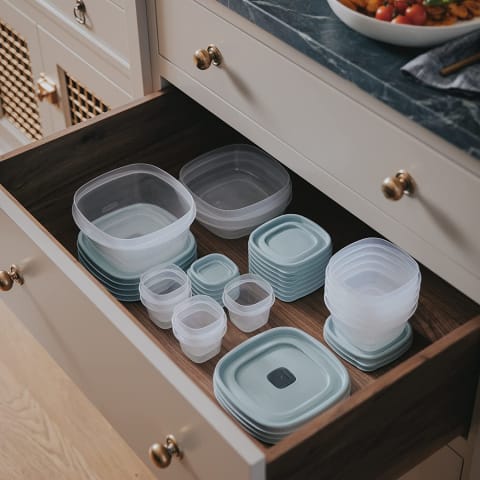 Rubbermaid Easy Find Food Storage Containers