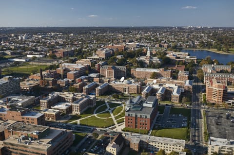 The campus of Howard University.