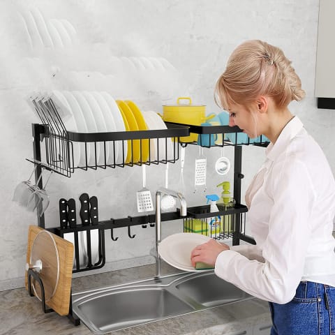 MERRYBOX Over-The-Sink Dish Drying Rack