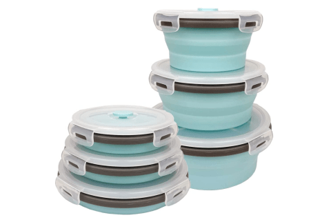 CARTINTS Collapsible Food Storage Containers with Lids