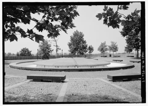 Benjamin Banneker Park in Washington, D.C., circa 1968.