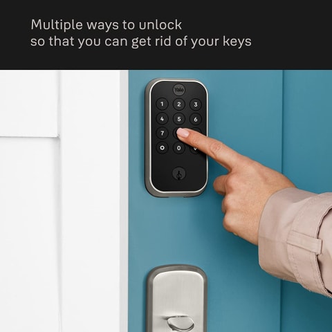 You can go key-free at last with something like the Yale Assure Lock 2. 