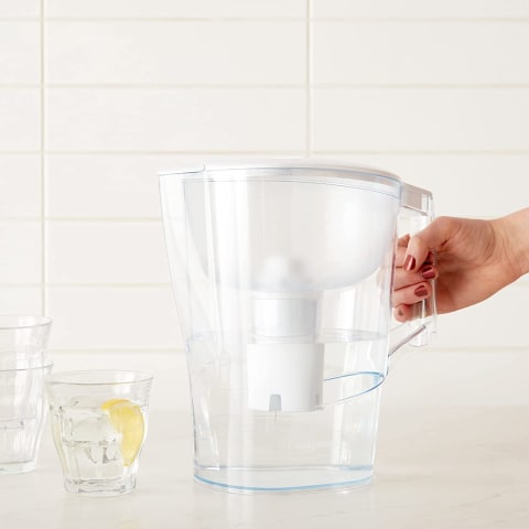 Amazon Basics 10-Cup Water Pitcher with Water Filter