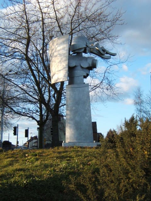 A statue of Boudica in what was once Camulodunum.