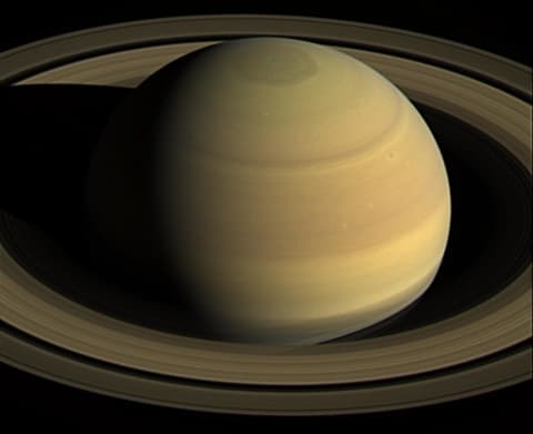 NASA's Cassini spacecraft stared at Saturn for nearly 44 hours on April 25 to 27, 2016, to obtain this image.