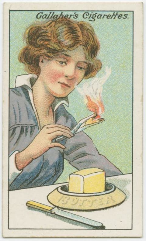 Fire can help you figure out if that butter is really butter—at least according to this historical life hack.