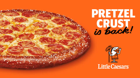 Pretzels and pizza go together like the words 'hot' and 'ready.'