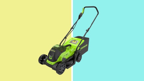 Greenworks 24V 13-Inch Cordless Electric Lawn Mower