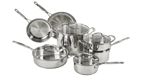 Cuisinart 11-Piece Set Chef's Classic Stainless Cookware Collection