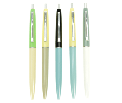 Kikkerland Retro Pens, Set of 5