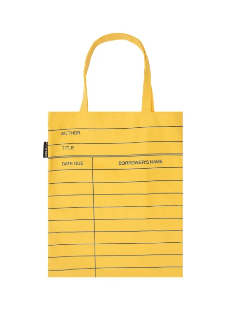 Out of Print Library Card Tote