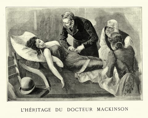 ‘Vasovagal syncope” is the medical term for fainting at the sight of blood.