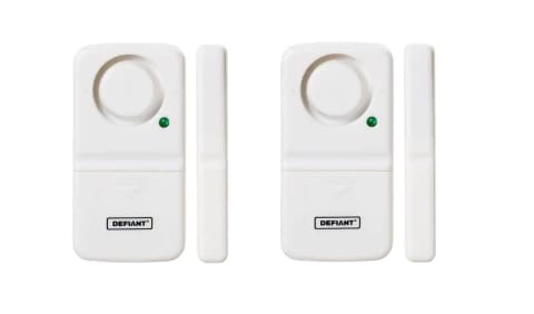 Defiant Wireless Home Security Door/Window Alarm, Pack of 2