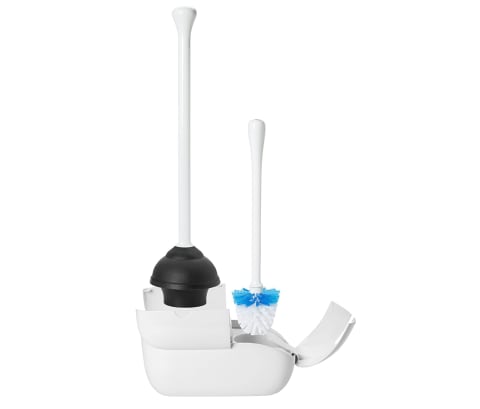 OXO Good Grips Set Toilet Brush & Plunger Combo