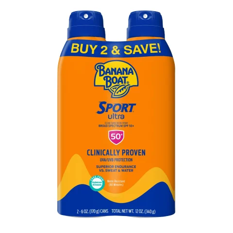 Banana Boat Sport Ultra Sunscreen Spray, Pack of 2