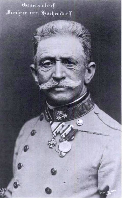 Chief of Staff Franz Conrad von Hötzendorf.