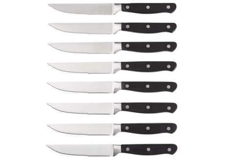 Amazon Basics 8-Piece Kitchen Steak Knife Set