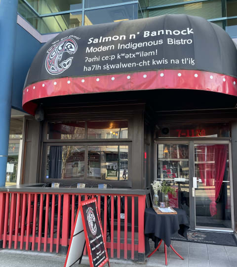 Salmon n' Bannock in Vancouver.