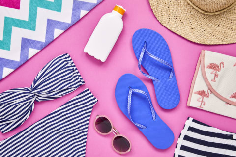 Summer is winding down—which means you can find a lot of sandals and swimsuits on clearance.