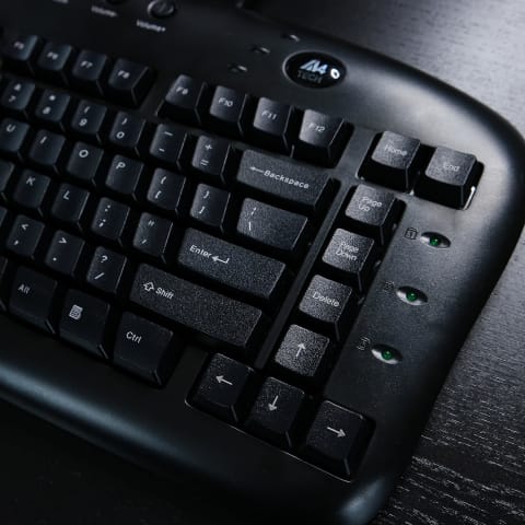 A4tech Ergonomic Left Handed Keyboard for Business