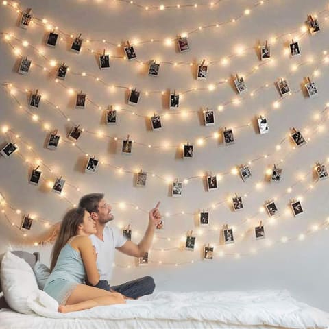 BRYUBR Photo Clip String Lights