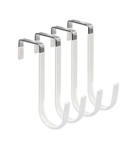 Over-the-Door Hooks, 4 Pack