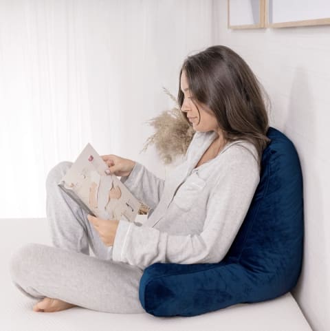 Milliard Reading Pillow with Shredded Memory Foam