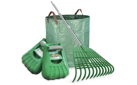  Gardzen Large Leaf Scoop & Rake Set