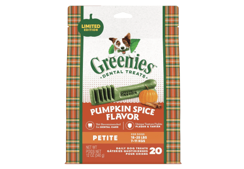 Greenies Pumpkin Spice Flavor Dog Treats