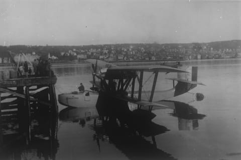 Roald Amundsen's Latham 47 seaplane shortly before its (and his) disappearance.