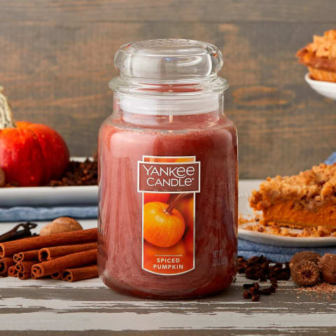 Large jar candles for under $17? Oh my gourd. 