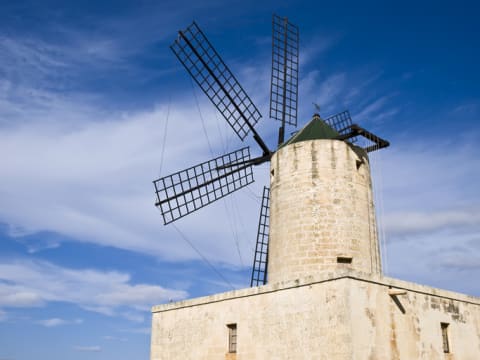 The Xarolla windmill in Zurrieq, Malta.