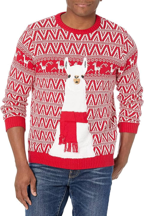 Llama Ugly Christmas Sweater