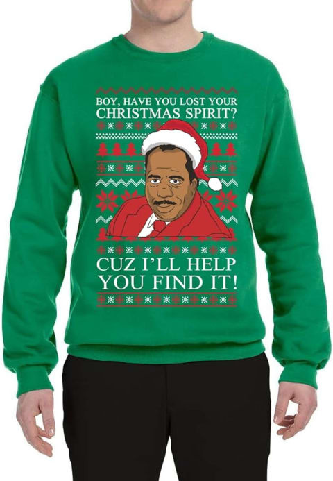 Stanley Hudson Ugly Christmas Sweater