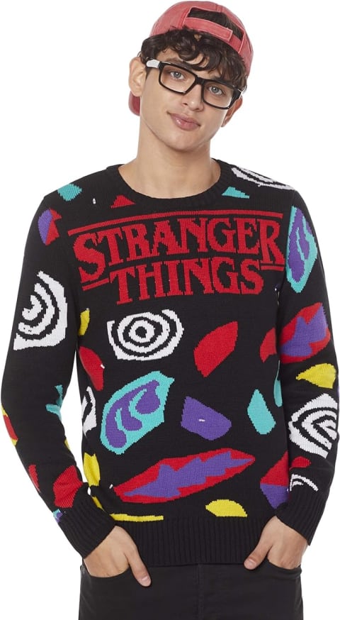 Light-Up Stranger Things Ugly Christmas Sweater