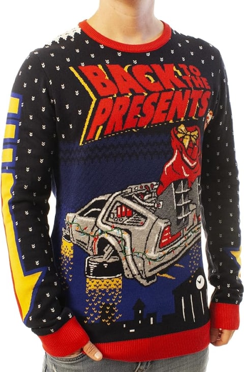 Back to the Presents Ugly Christmas Sweater