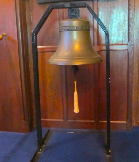 The bell from the Coast Guard vessel ‘Bear.’